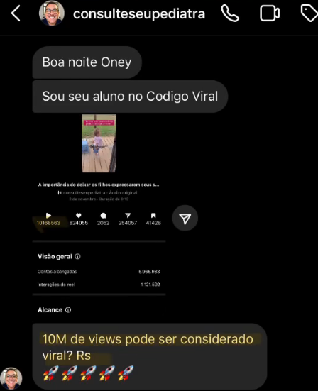 Depoimento — Consulte Seu Pediatra, médico pediatra, 10 milhões de views